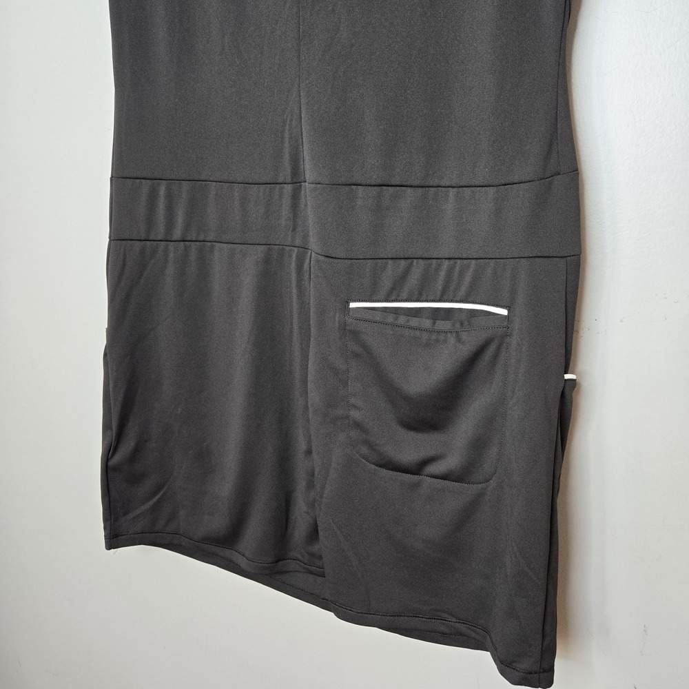 New Adidas Golf Zip Dress W Shorts 2 Pieces Womens Size 10 NWT Black Performance - Picture 7 of 8